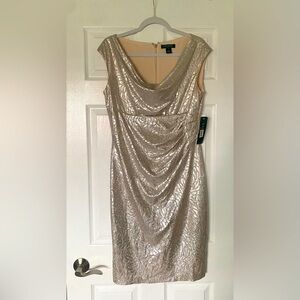 Gold Lauren Ralph Lauren dress